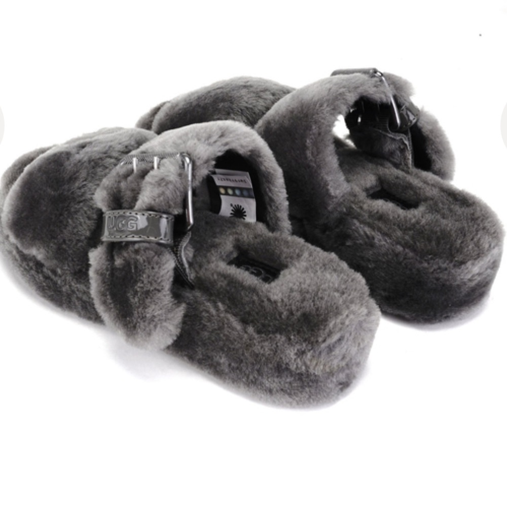 UGG Fuzz Yeah Slides - Picture 2 of 8